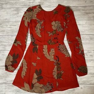 Reformation Floral Dress Size 0